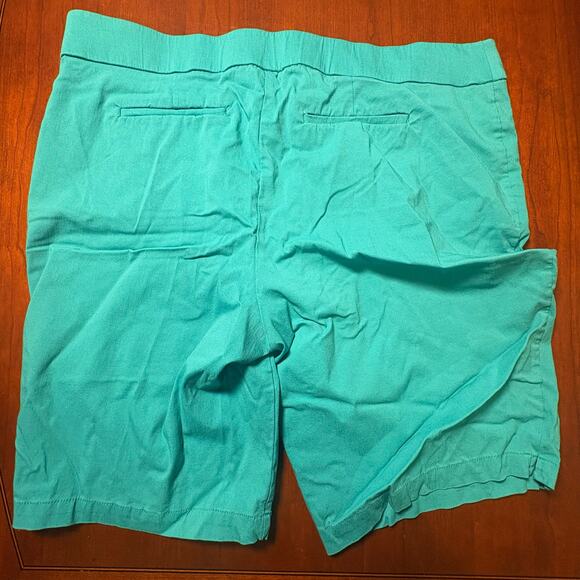 Kim Rogers Teal Shorts Size 20W - Picture 4 of 5